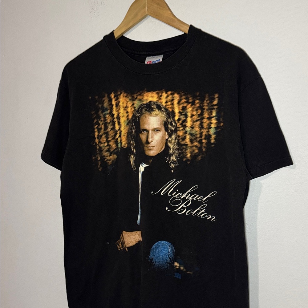 Vintage Michael Bolton World Tour T-Shirt / 1994 / Large / Single Stitch - Picture 2 of 6